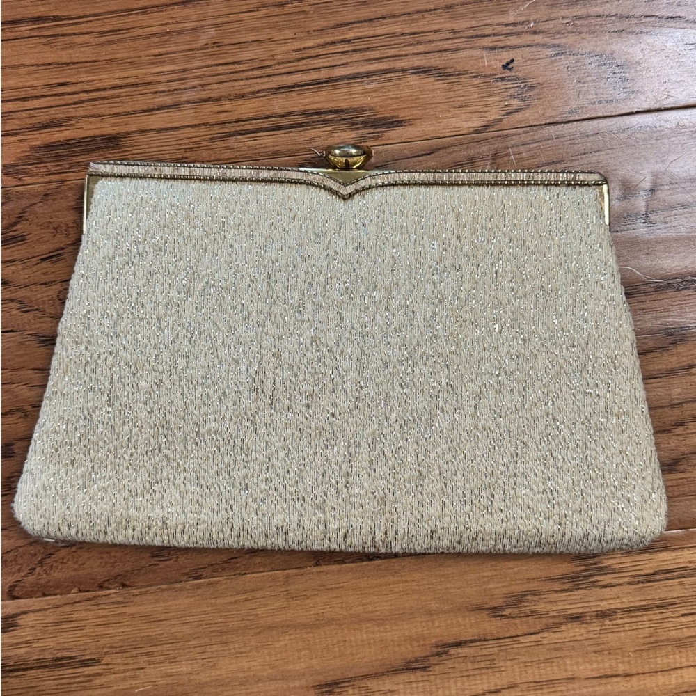 Elegant Coblentz Gold Clutch Bag